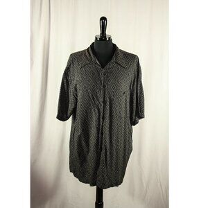 Marc Edwards Short Sleeve Button Down Top …